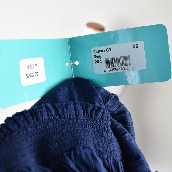 Melissa Odabash Chelsea Mini Dress Navy NEW - XS - Picture 10 of 10